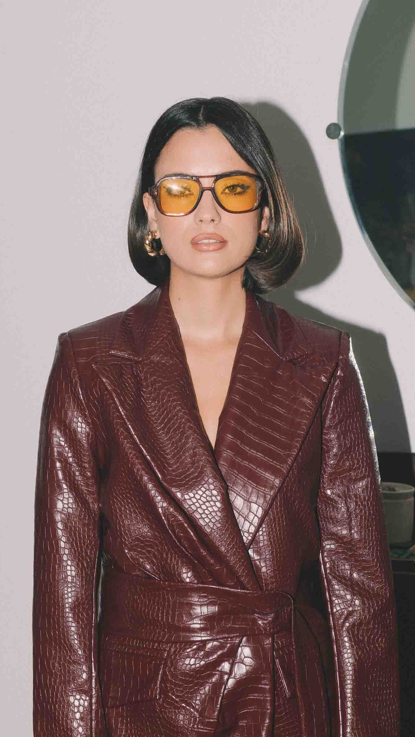 Sienna eco leather blazer