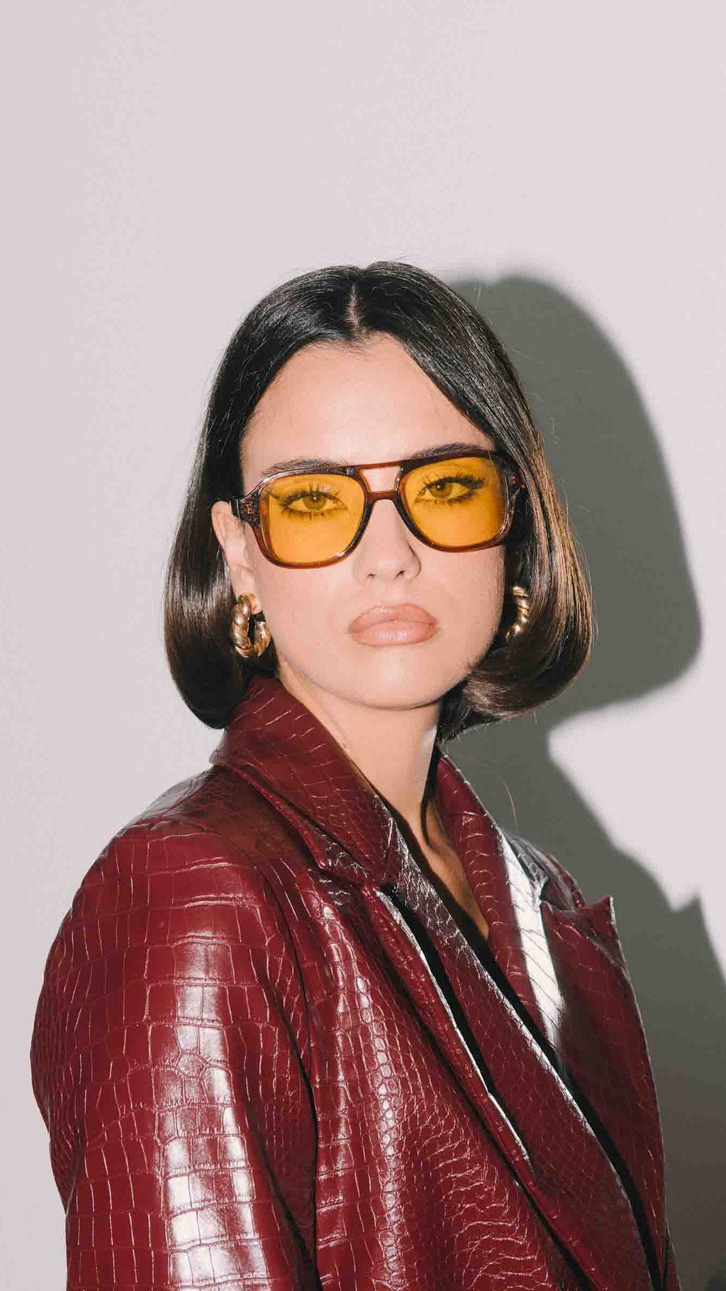 Sienna eco leather blazer