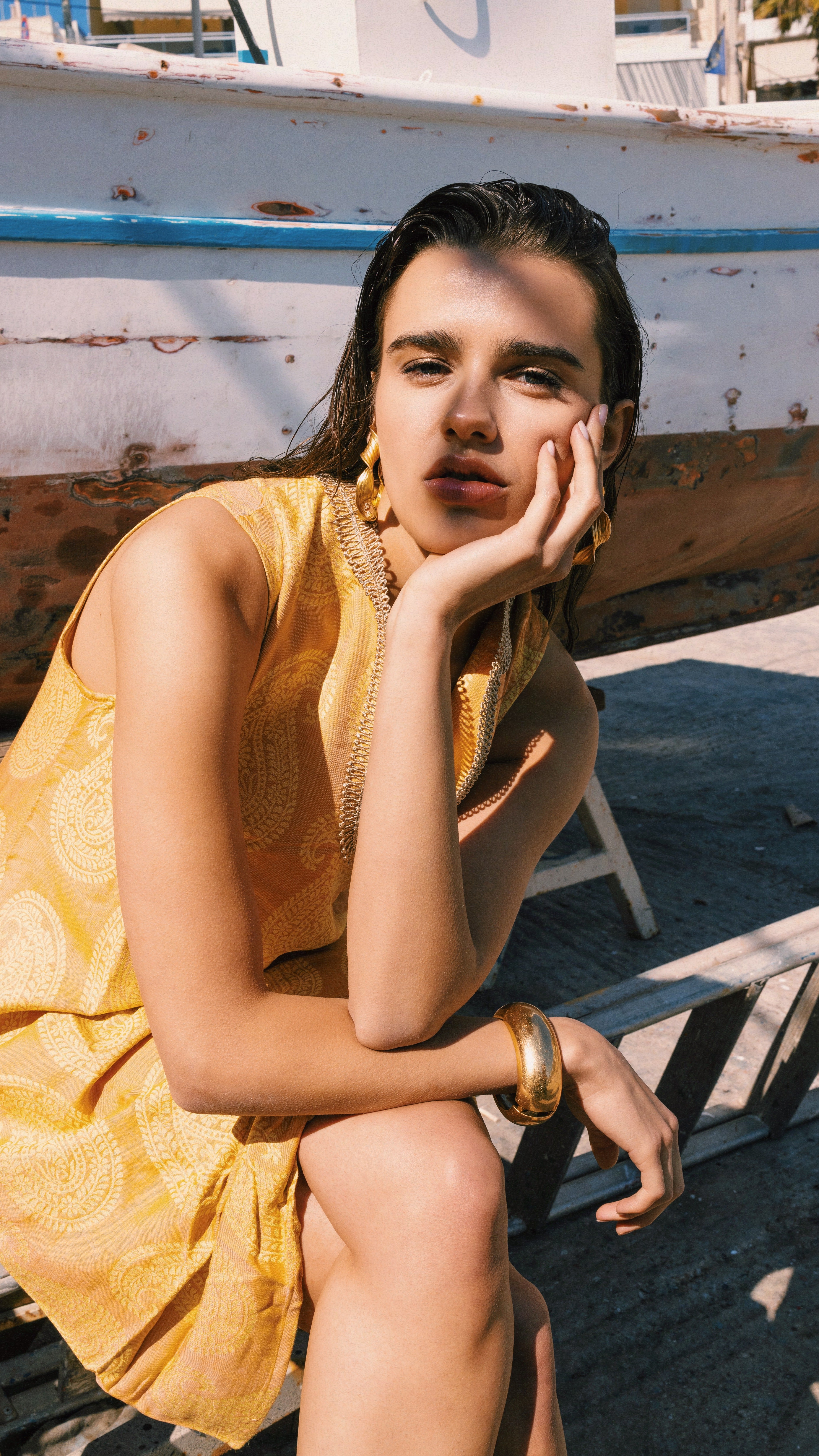 Jacquard Paisley Dress